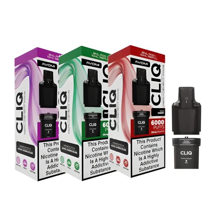 Avomi CLIQ 6K Puffs Prefilled Pods | Only £5.99 | Any 3 for £15