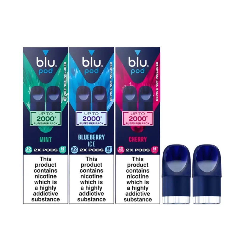 Blu Bar Prefilled Refill Pods | Only £6.99 | Any 3 for £18