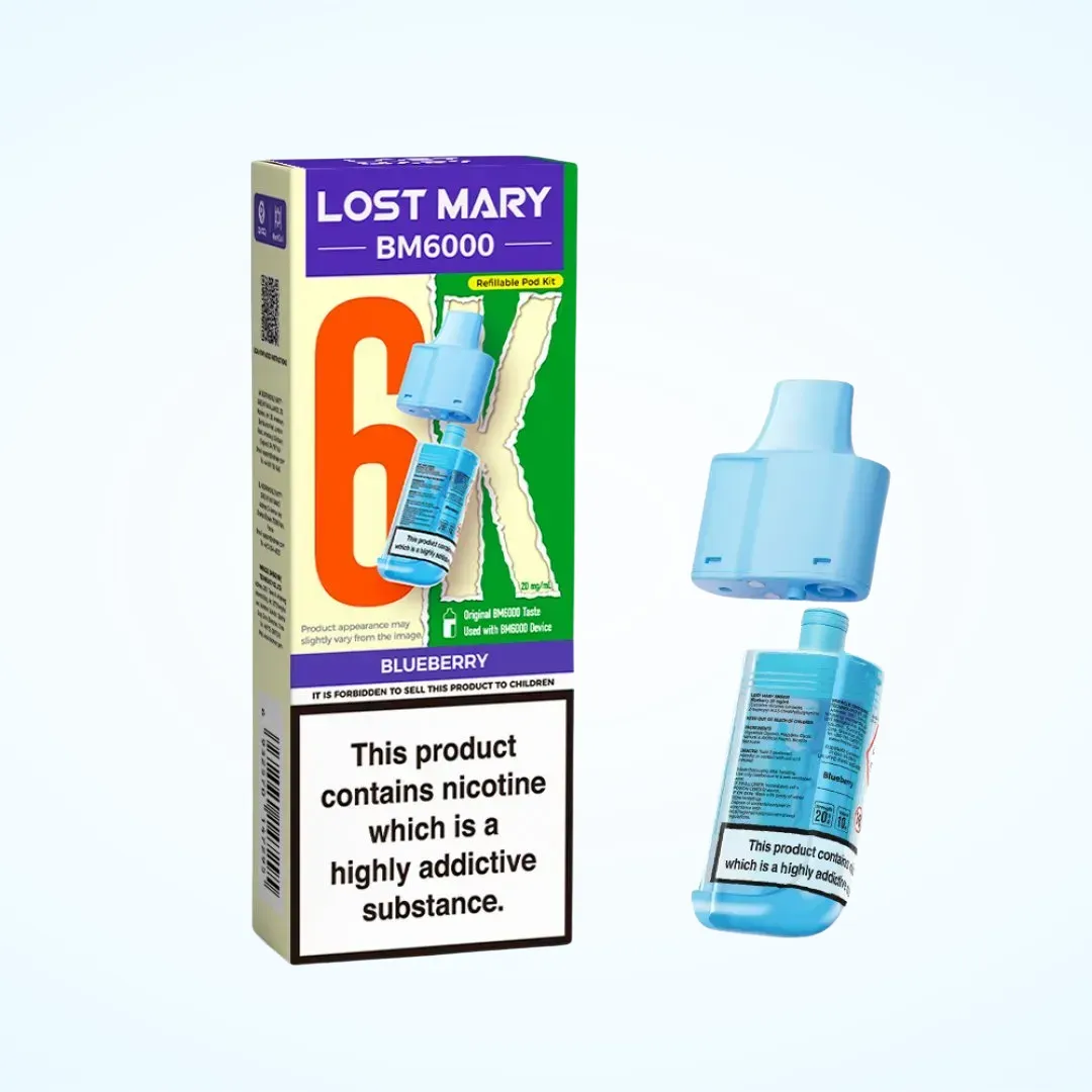 Blueberry Lost Mary BM6000 Refill Pack Pod