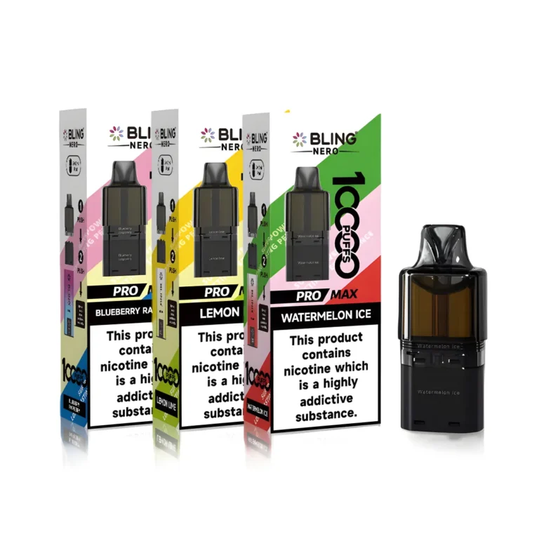 Crystal Bling Nero 10K Refill Pods | £4.99 | Any 3 for £12