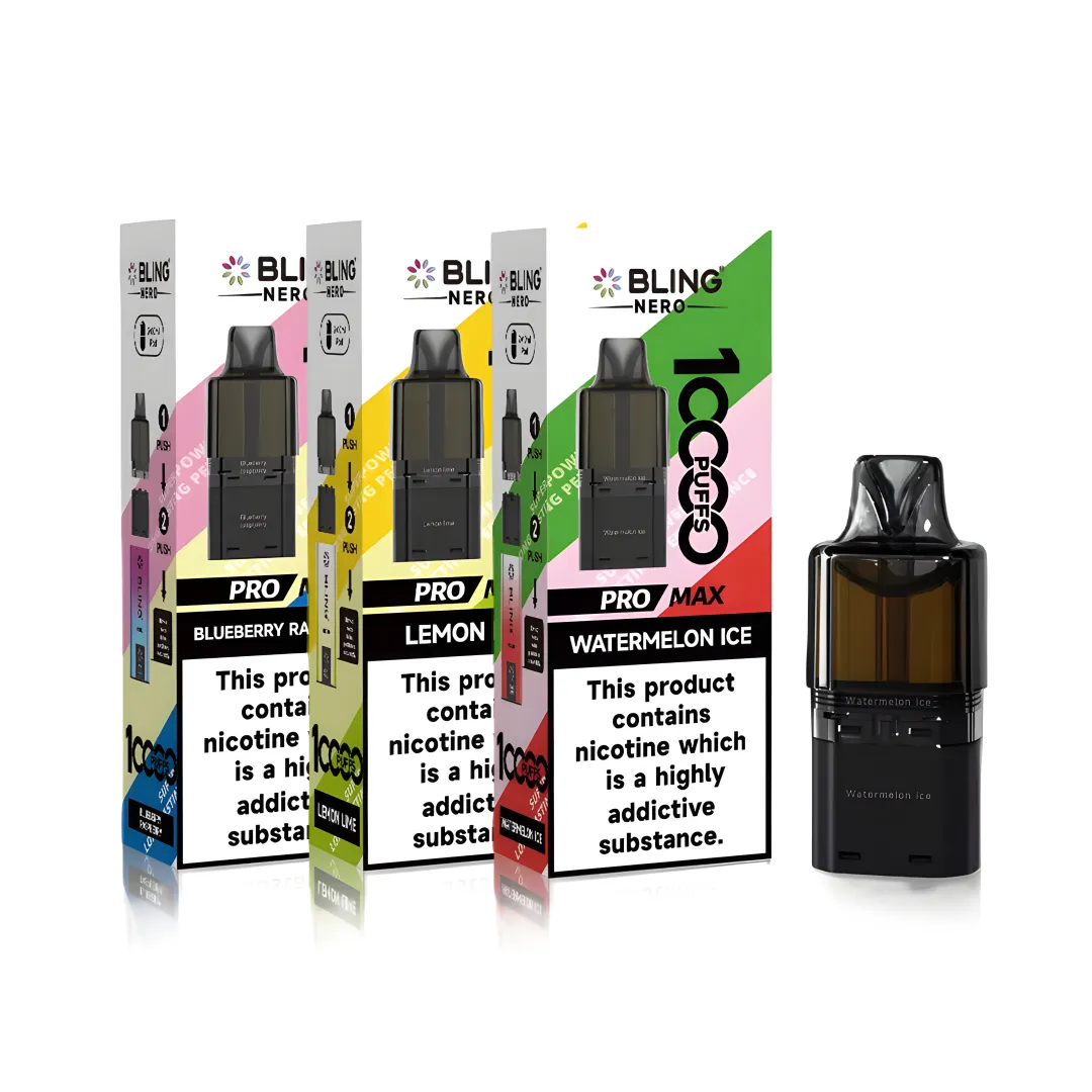 Crystal Bling Nero 10K Refill Pods | £4.99 | Any 3 for £12