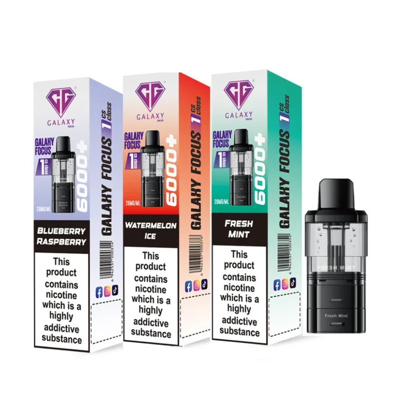 Crystal Galaxy Focus 1 6000 Prefilled Pods | Only £3.99