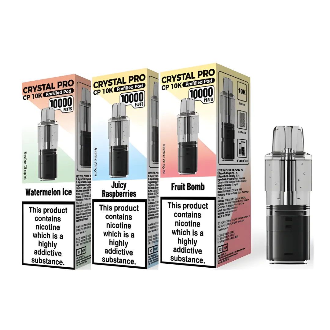 Crystal Pro CP 10K Prefilled Refill Pods | Only £5.99 | Any 3 for £15