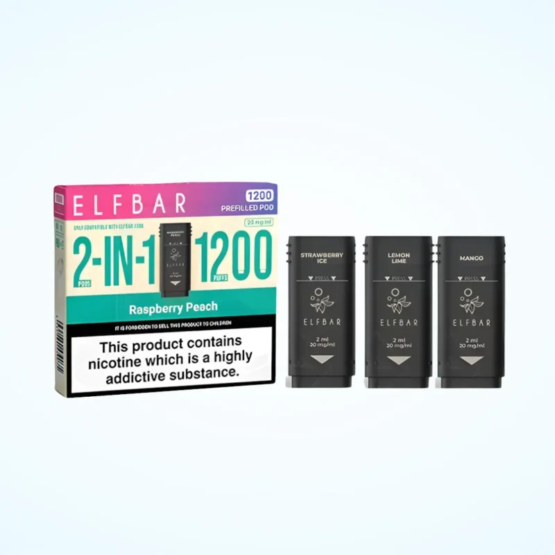Elf Bar 1200 Prefilled Vape Pods | Only £4.99 | Any 3 for £12