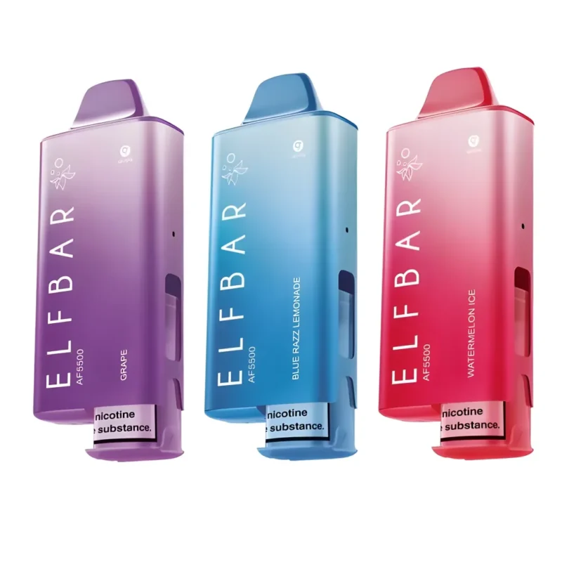 Elf Bar AF5500 Puffs Refillable Kit | Only £6.99 | Any 3 for £18