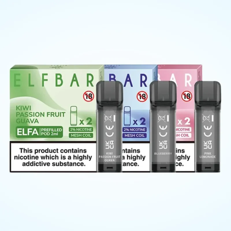 Elf Bar ELFA Prefilled 2ml Pods (2PACK) | Only £0.49