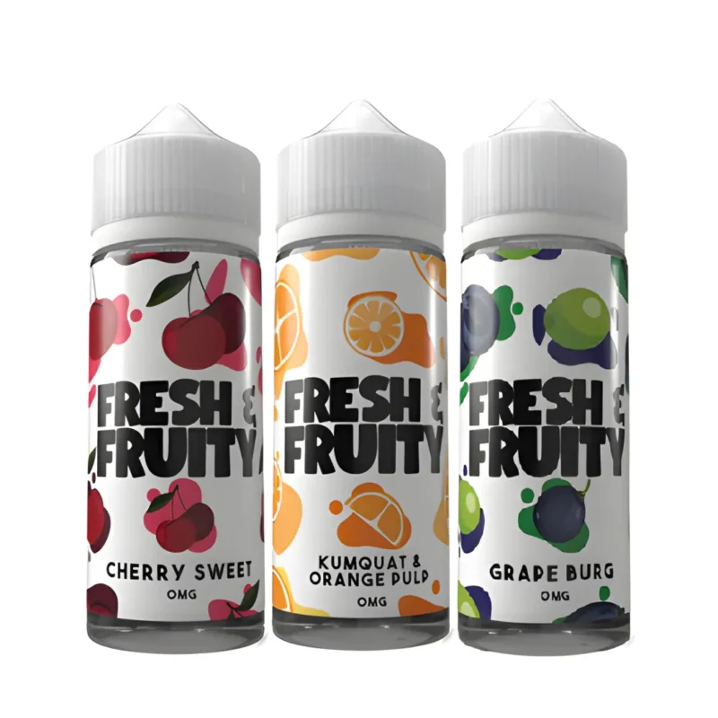 Fresh & Fruity 100ml Shortfill E-Liquids
