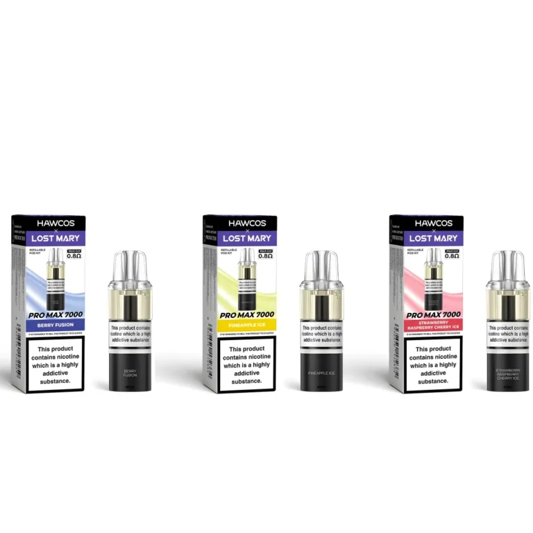 Hawcos x Lost Mary Pro Max 7000 Prefilled Refill Pods | Only £6.49 | Any 3 for £16.99