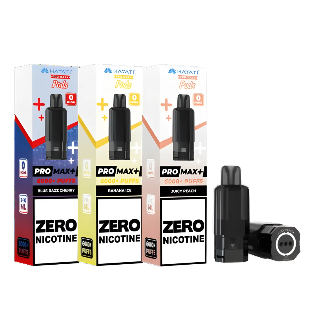 Hayati Pro Max Plus 6K Refill Pods 0MG (ZERO NICOTINE)