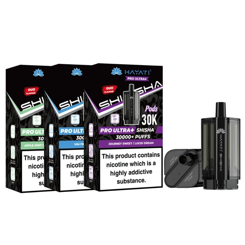 Hayati Pro Ultra+ Shisha 30K Refill Pods | Only £7.99 | Any 3 for £21