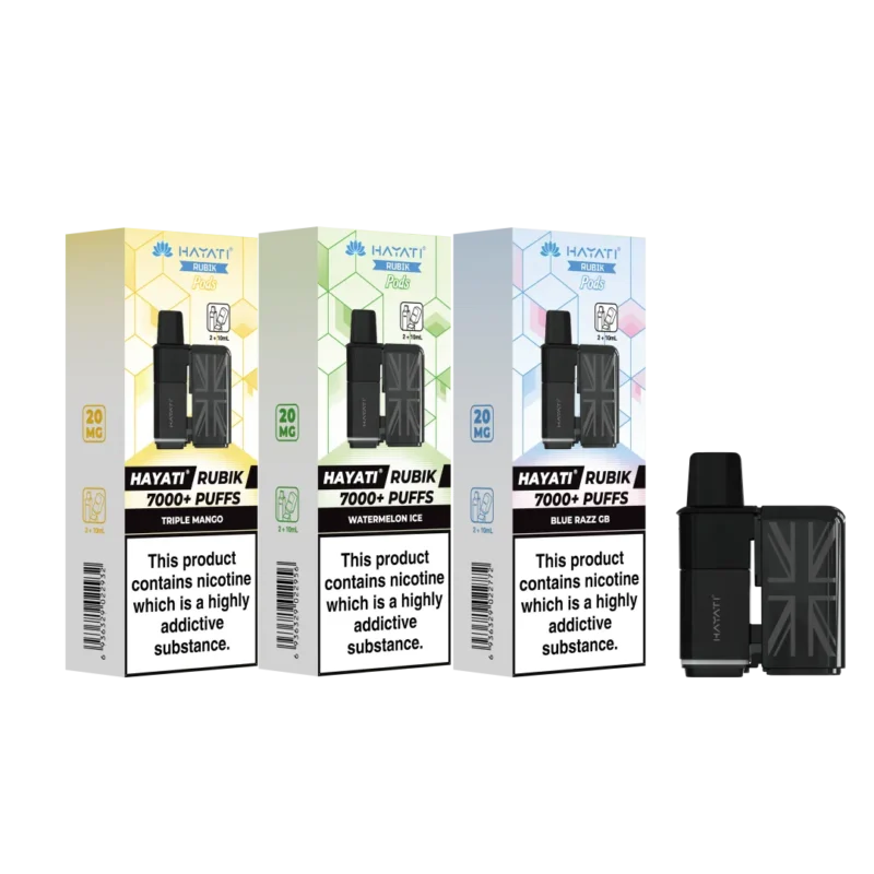 Hayati Rubik 7000 Prefilled Refill Pods | Only £7.99 | Any 3 for £23