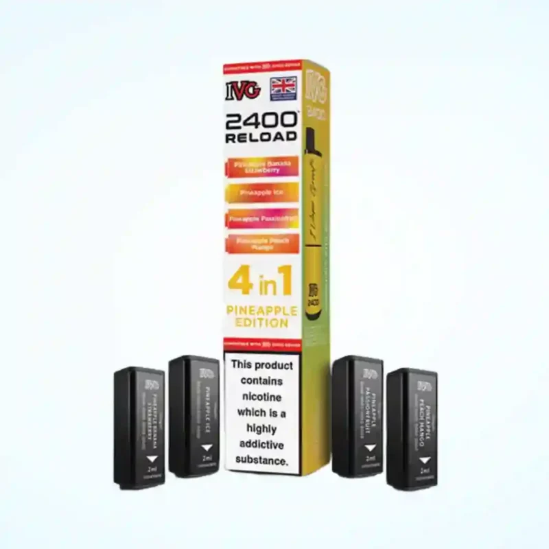 IVG 2400 Reload 4 in 1 Pre-filled Pod – Pineapple Edition