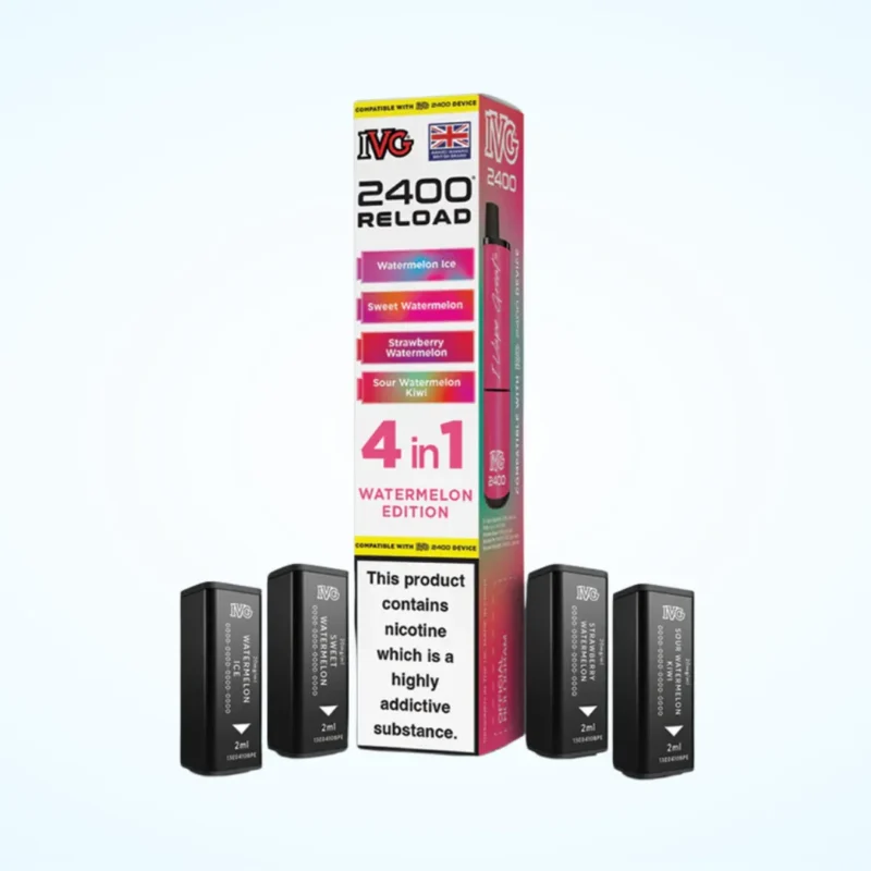 IVG 2400 Reload 4 in 1 Pre-filled Pod – Watermelon Edition