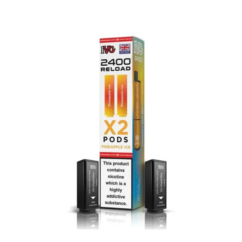 IVG 2400 Reload Prefilled Refill Pods (2 PACK) | Only £4.99 | Any 3 for £14