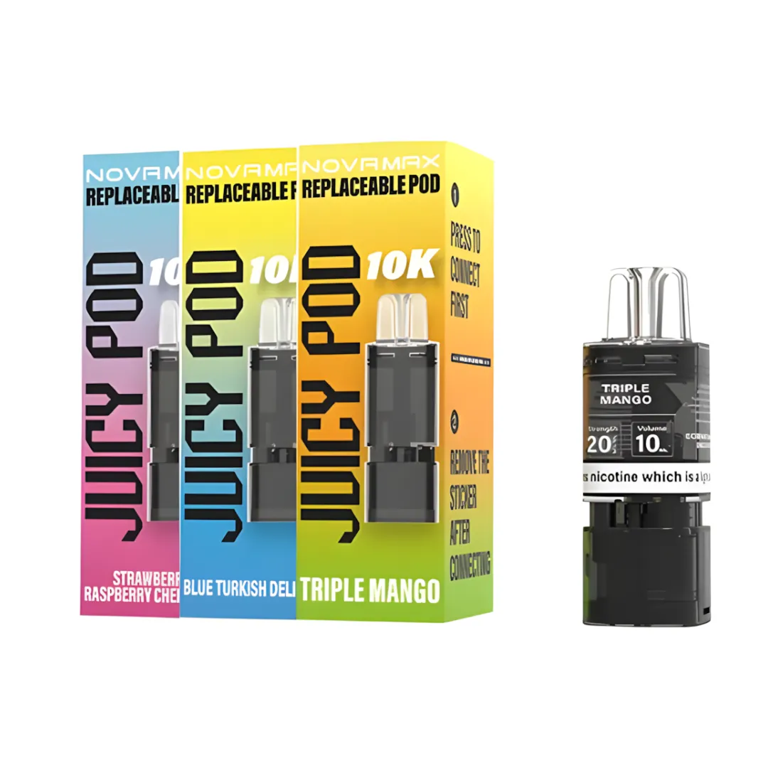 Juicy Pod NovaMax 10K Prefilled Pods | Only £5.49 | Any 3 for £15