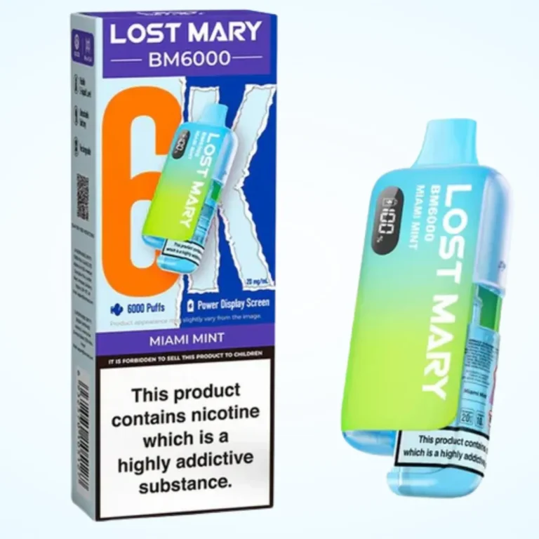 Lost Mary BM6000 Refill Pack Pod by Miami Mint
