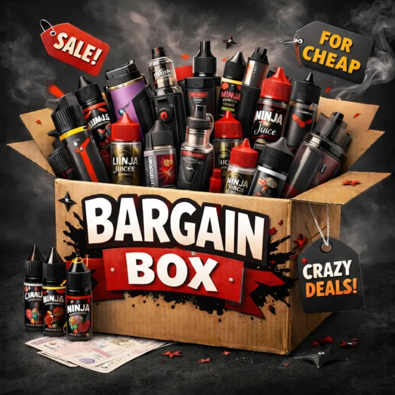 NINJA VAPES BARGAIN BOX | Best Price