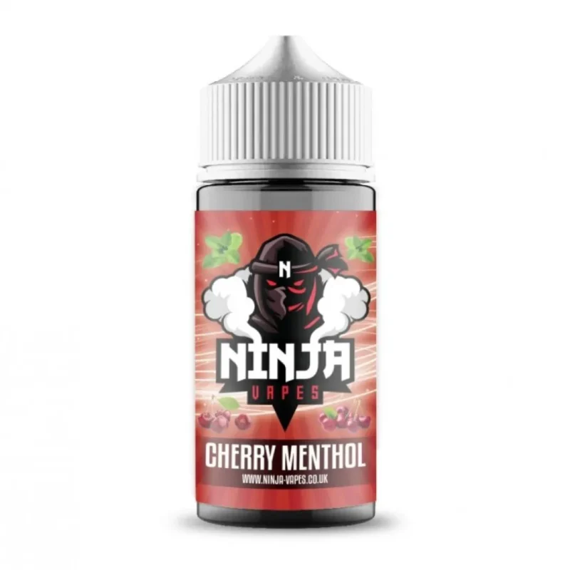 Ninja Vapes E-Liquid Cherry Menthol 100ml Shortfill