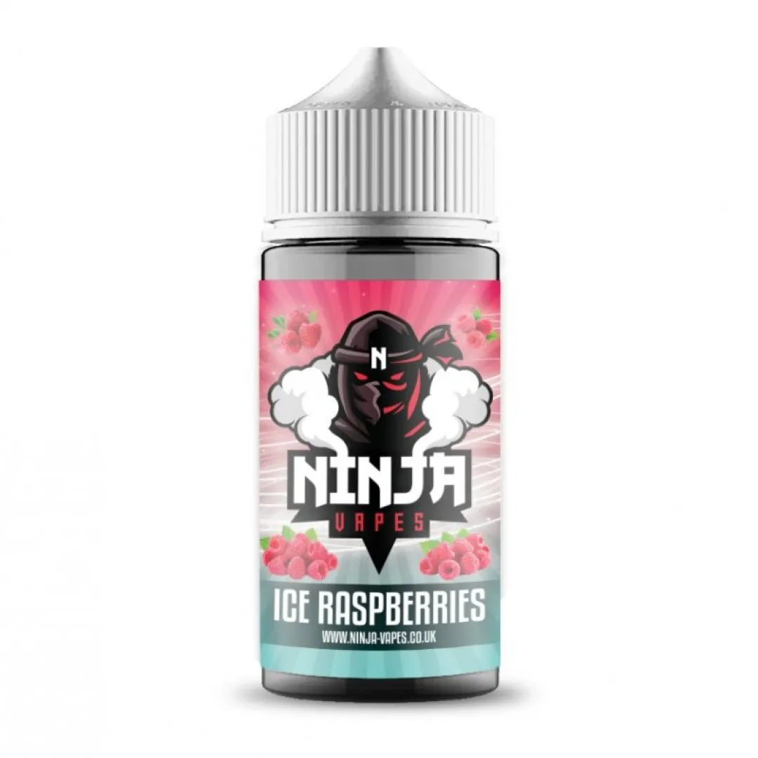 Ninja Vapes Ice Raspberries 100ml Shortfill | 3 for £3