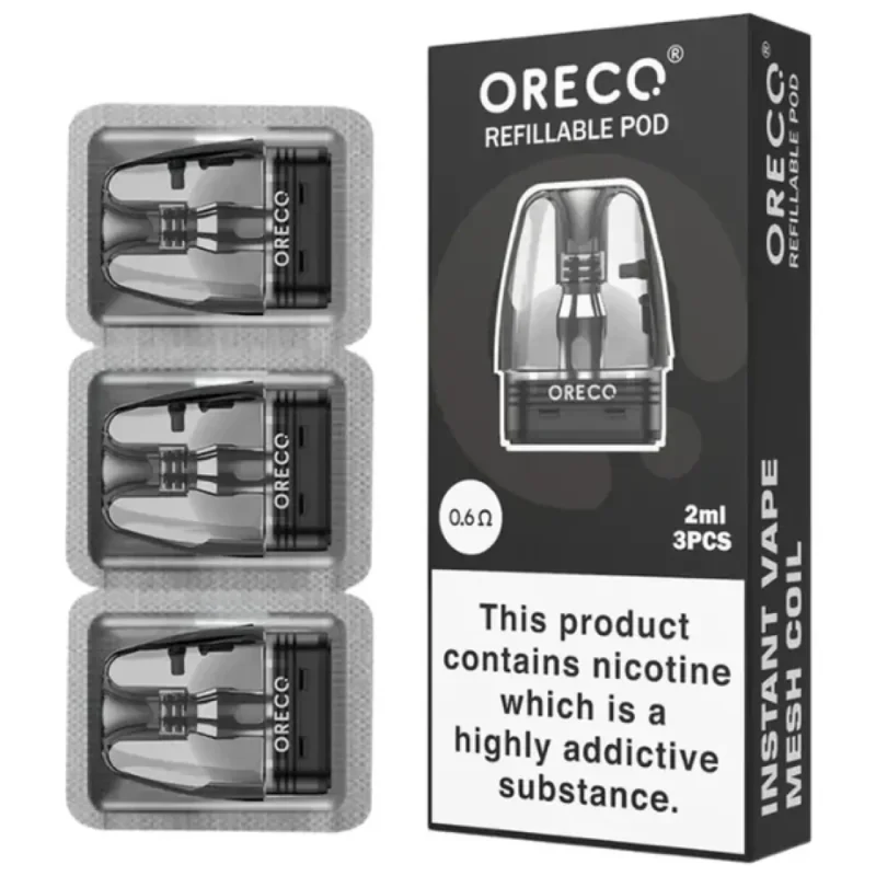 Oreco Refillable Pods (3PACK) | £7.99 Only
