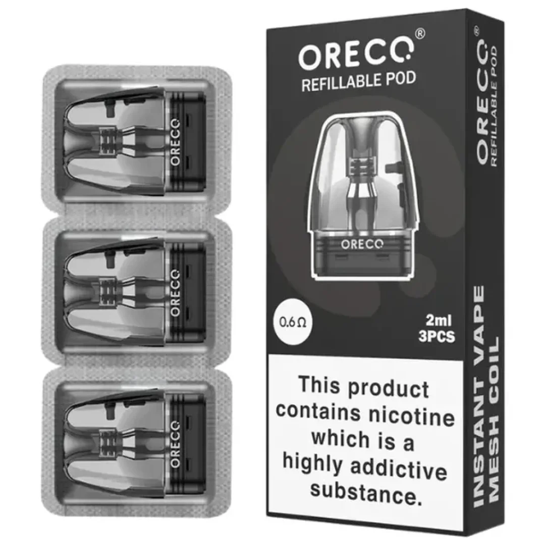 Oreco Refillable Pods (3PACK) | £7.99 Only