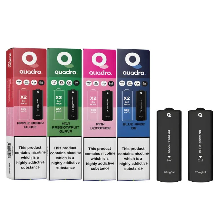 Quadro Prefilled Refill Pods (2PACK) | Only £3.99 | Any 3 for £9