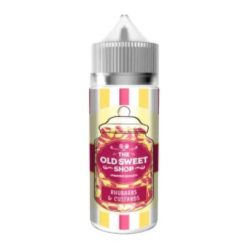 Rhubarb & Custard 100ml by The Old Sweet Shop Shortfill E-Liquid