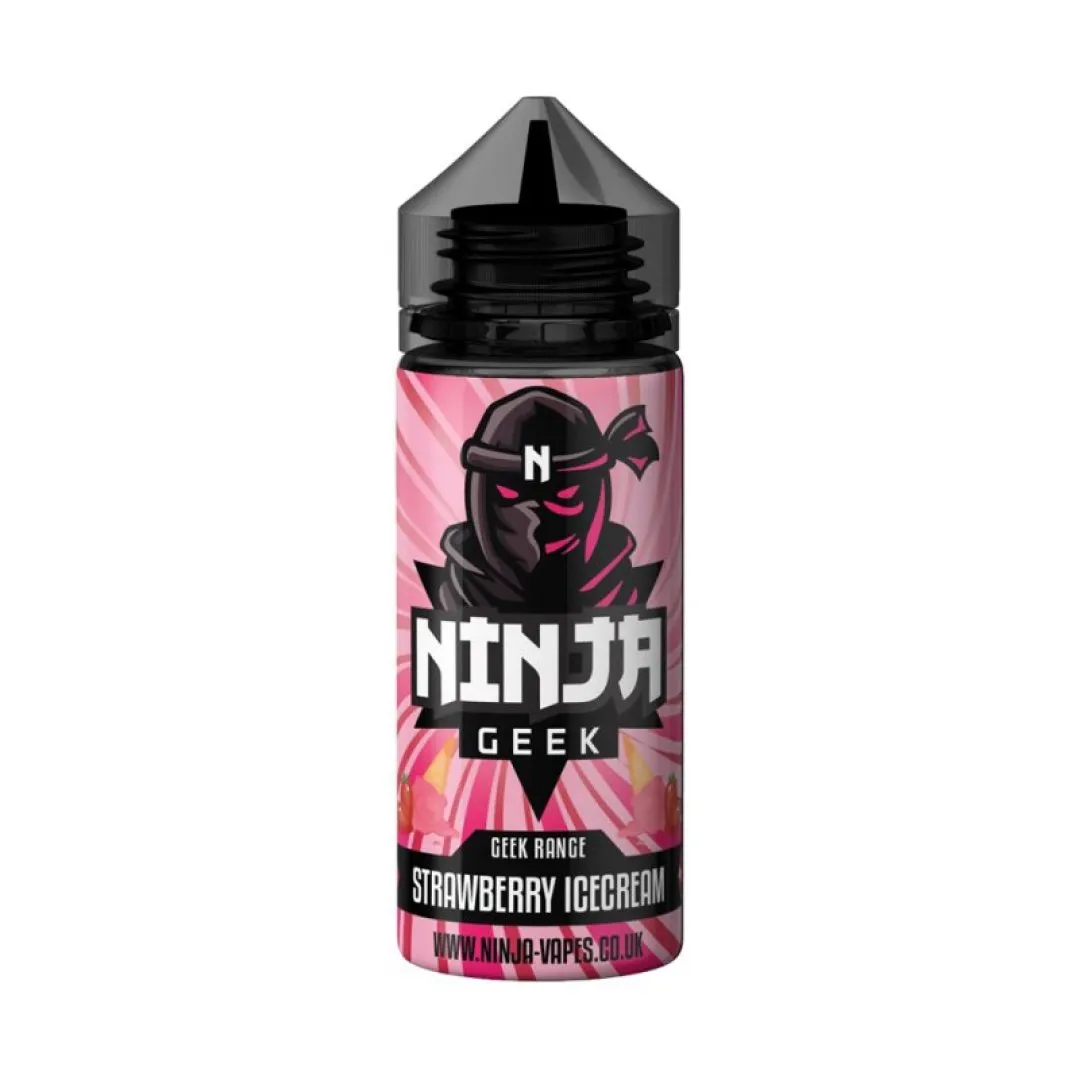 Strawberry Ice-cream Geek Range 100ml Shortfill