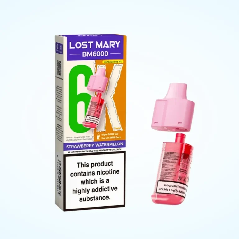Strawberry Watermelon Lost Mary BM6000 Refill Pack Pod