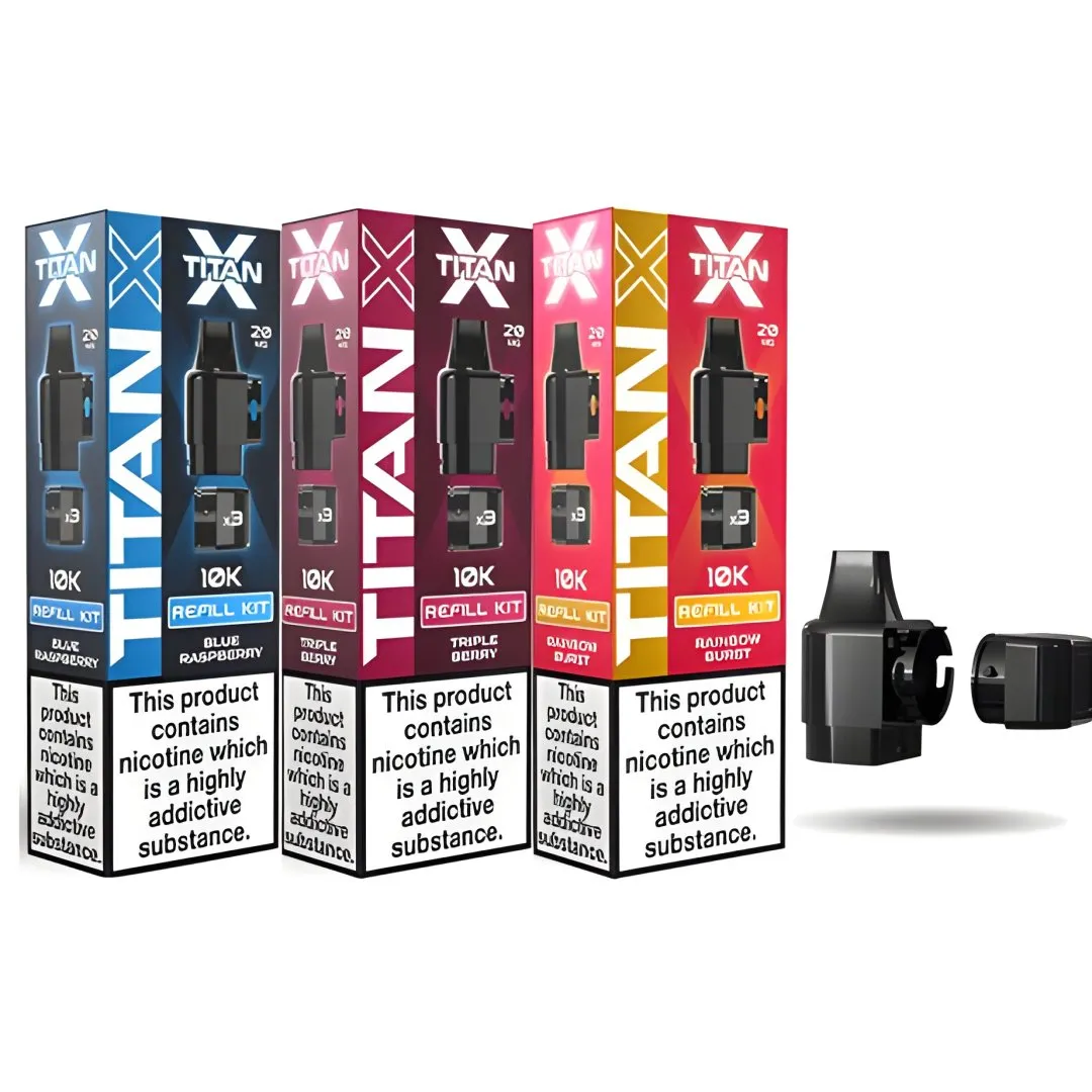 Titan X 10K Prefilled Refill Pods | Only £6.99 | Any 3 for £18