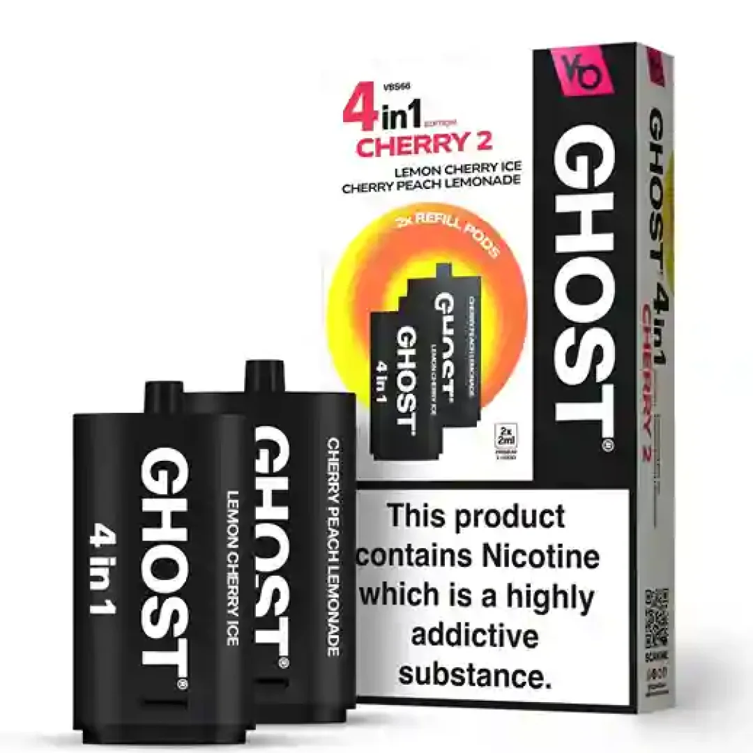 Vapes Bar Ghost 4 in 1 Refill Pods | Only £4.99 | Any 3 for £12