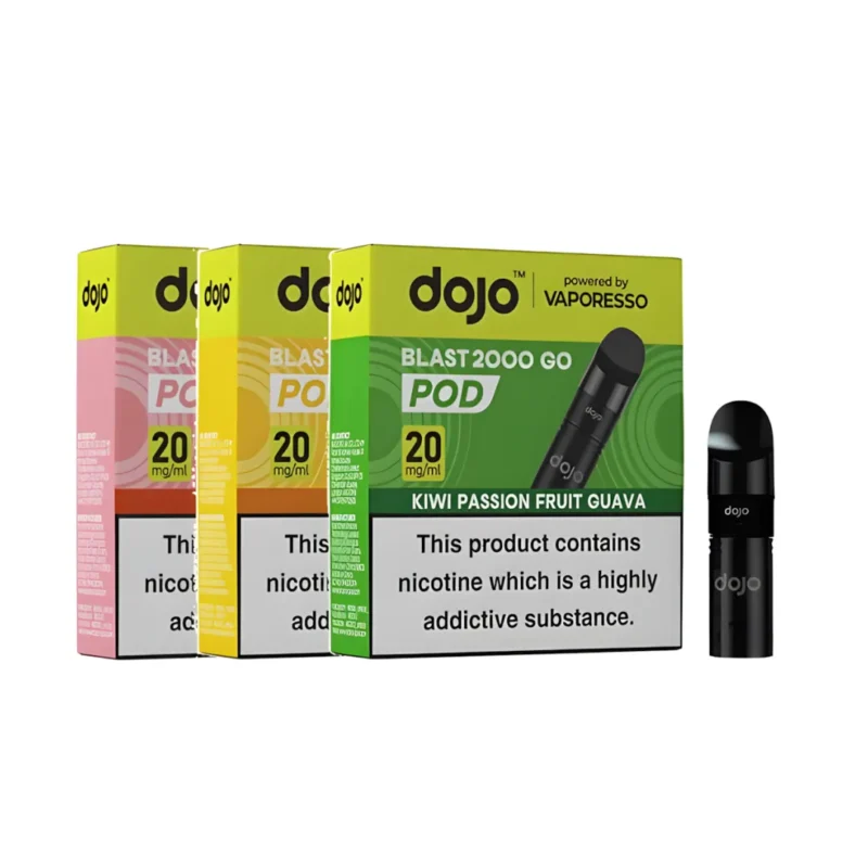 Vaporesso Dojo Blast 2000 Go Refill Pods | Only £3.99 | Any 3 for £9
