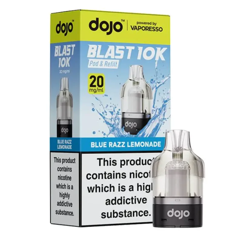 Vapouresso Dojo Blast 10K Puffs Prefilled Refill Pods | Only £4.99 | Any 3 for £15